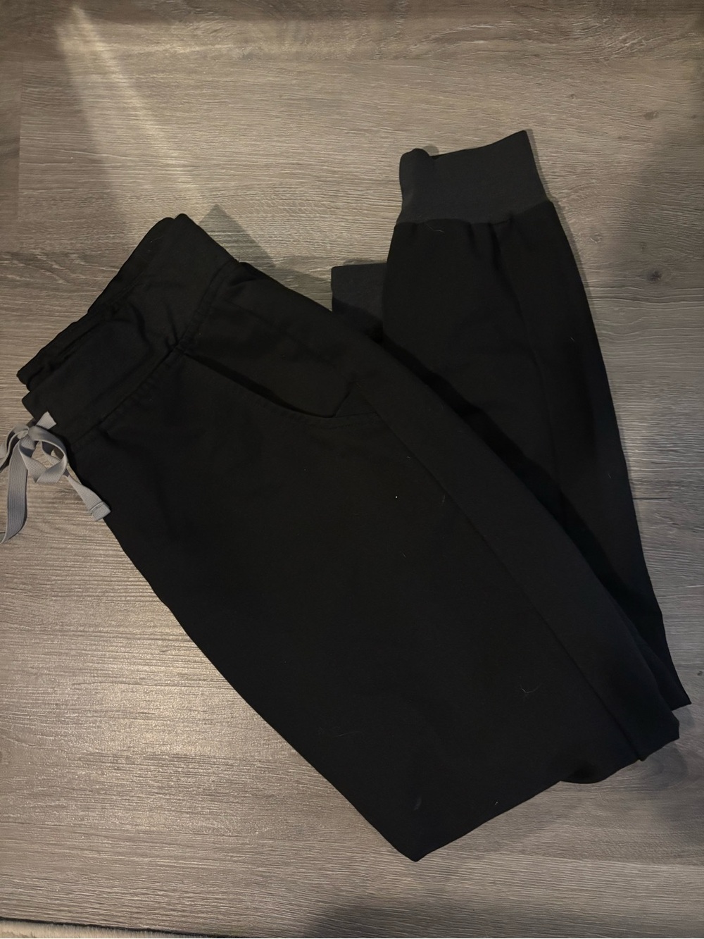 FIGS Black Zamora Jogger Scrubs